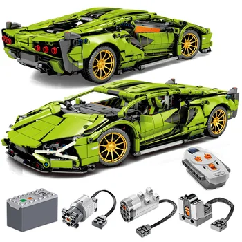 

1254 Pcs Bricks Remote Control Car Technic Model Building Blocks Boy Birthday Christmas Gifts Kids RC Toys For Children