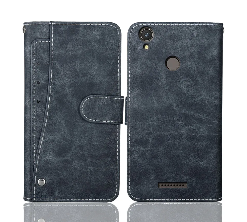 

Luxury Wallet BQ 5530L Intense Case 5.45" Vintage Flip Leather Cases Business Protective Cover With Front Card Slots