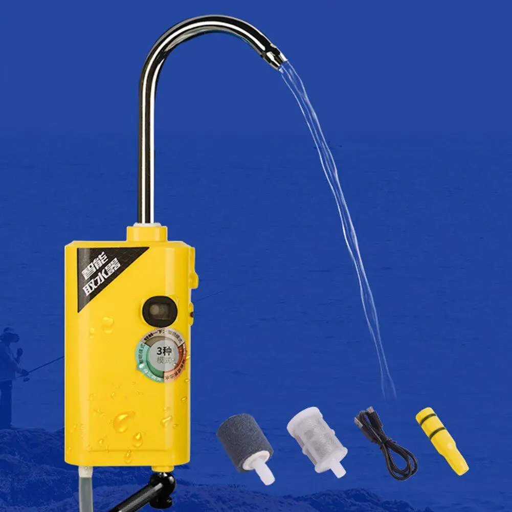 

Portable Mini 3 in 1 USB Aquarium Fish Tank Oxygen Air Pump Mute Energy Saving Aquatic Terrarium Fish Tank Accessories