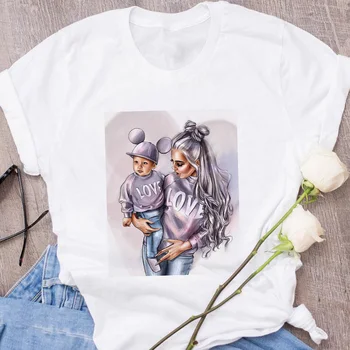 

2020 new Super Mama T-shirts for Women Mother's Love Print T shirt Tees Femme harajuku Vogue Streetwear Clothes T-Shirt Tops