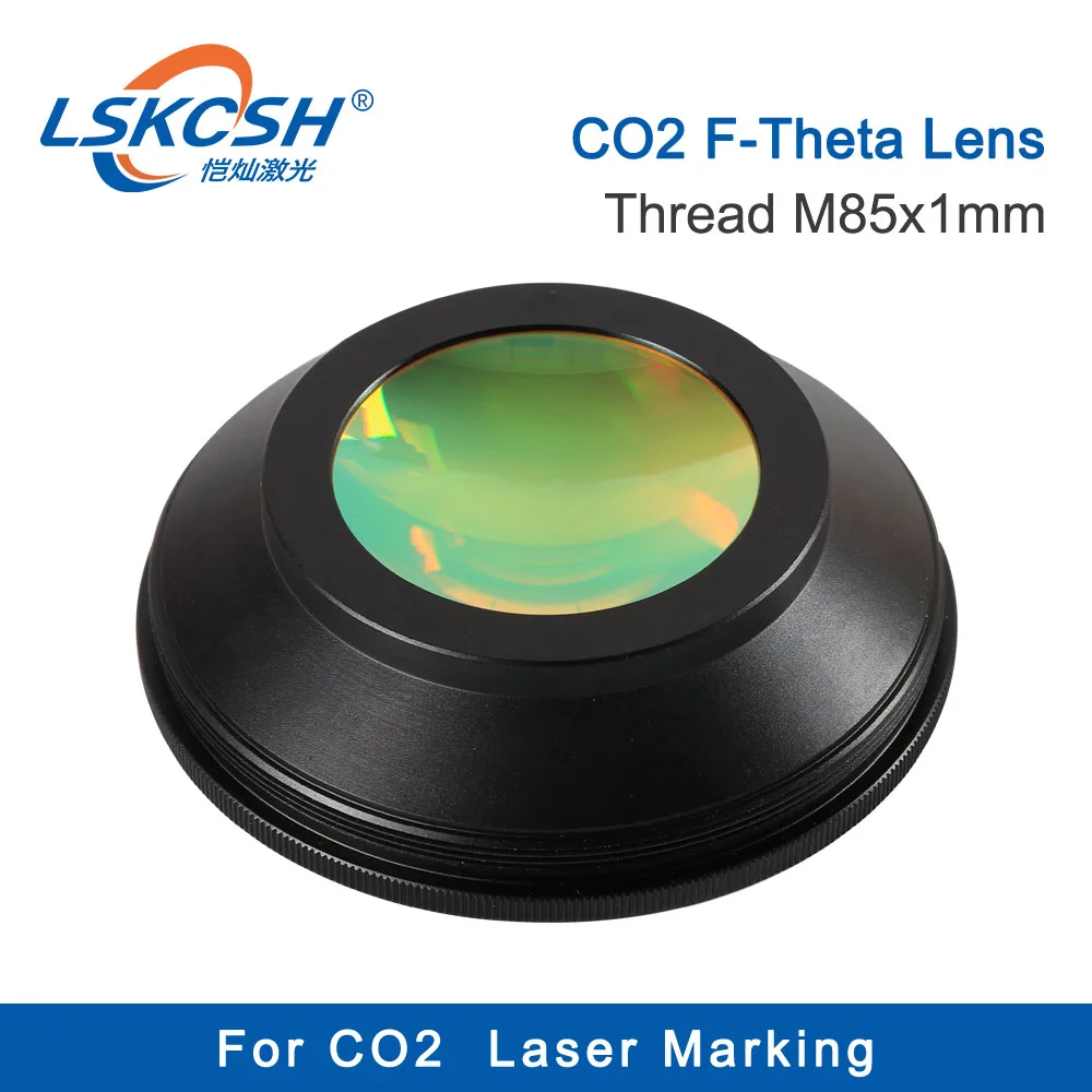LSKCSH Co2 F-theta сканирующая линза для поля объектива 10.6um 10600nm 50x50-600x600 FL63-650mm для Co2 оптическая Co2 лазерная маркировочная машина запчасти