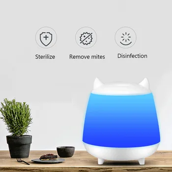 

Ultraviolet UV Sterilizer Led Light Rechargeable Portable Germicidal Disinfection Lamp for Home Bathroom Clean Air Kill Mites