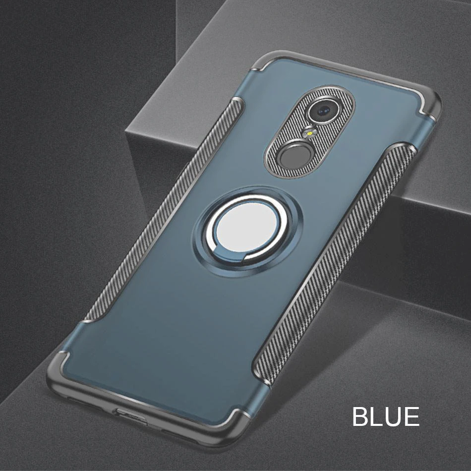 For Redmi Note 4X Luxury Magnetic Ring Phone Case For Xiaomi Redmi Note 4 4X Full Cover For Redmi Note 5A 5 Plus 6 7 8 pro Case best flip cover for xiaomi