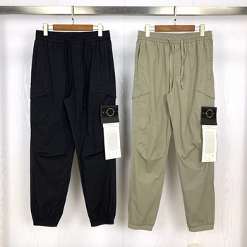 

Best Version 1:1 Compass Badge Patched Women Men Pocket Pants Jogger Hiphop Streetwear Men Casual Jogger Pants Trousers