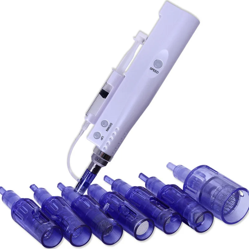  Nano Mesotherapy Microneedle Pen Hydra Injector Derma Pen 2 in 1 Mesogun Portable Smart Injector Pe