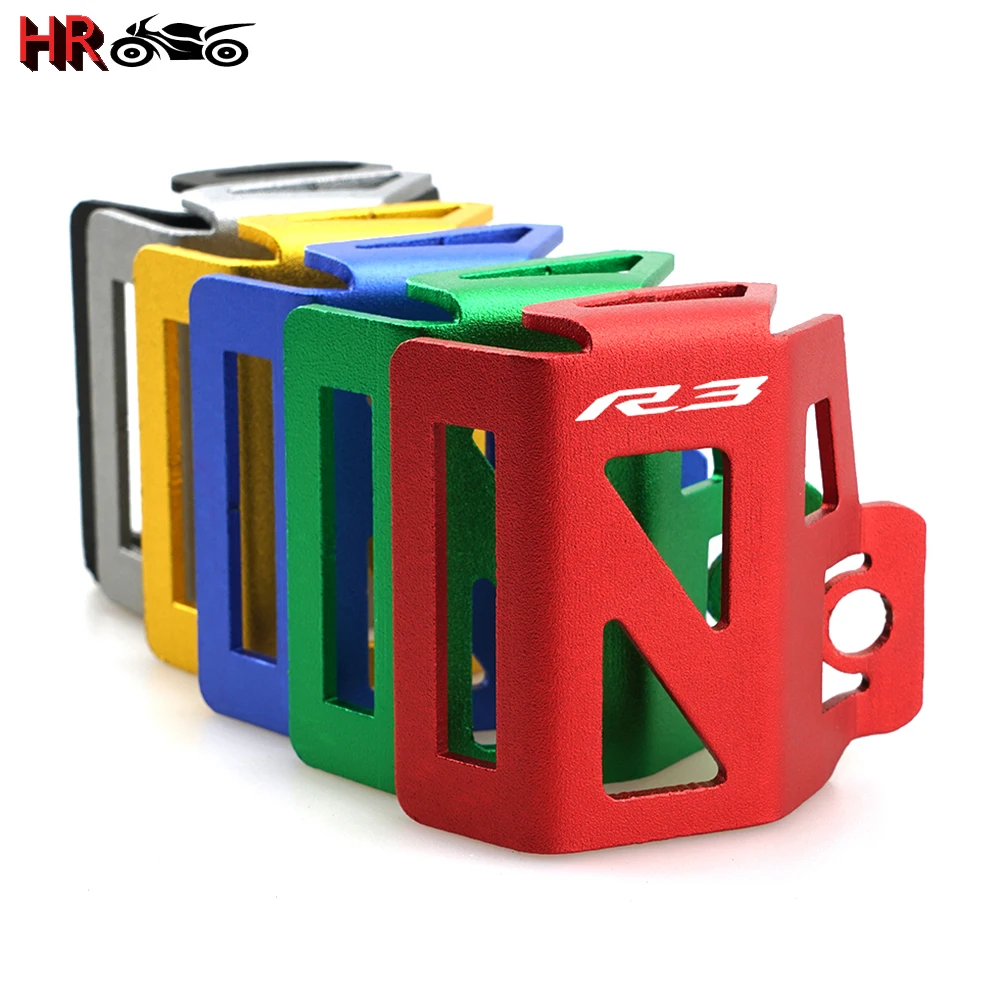 

Горячие предложения аксессуары для мотоцикла CNC задний тормозной жидкости резервуар Защитная крышка для Yamaha YZF R3 YZF-R3 YZFR3 2015 -2022