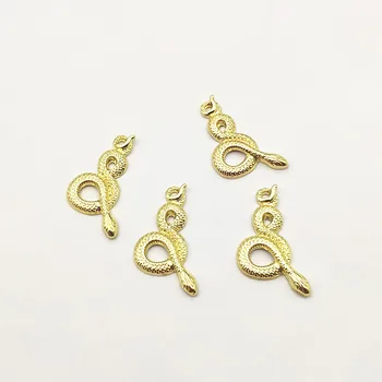 

New arrival! 29x19mm 100pcs Zinc Alloy Snake Shape charm for Earrings DIY making parts,Jewelry Accessories Findings & Components