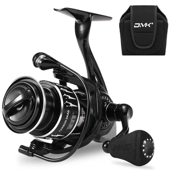 

Freshwater Power Fishing Reel Carbon Fiber Drag Ultralight Spinning Reel with Cover Bag Fishing Accessories 2000-5000 Series