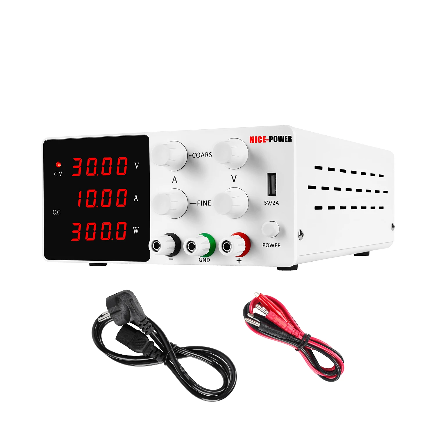 New DC Power Supply 60V 5A Regulated Lab Power Supply Adjustable 30V 10A Voltage Regulator Stabilizer Switching Bench Source