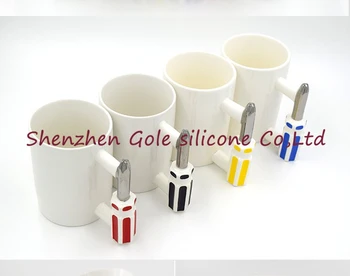 

72pcs/lot 2016 NEW Screwdriver Cup Glass Ceramic Mug Creative 3D Stereo Personalized Breakfast Tea Cup Milk