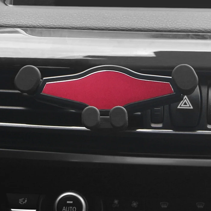 Автомобильный держатель для телефона Air Vent Clip Gravity Мягкий силиконовый для смарт-телефона Brace автомобильный Стайлинг