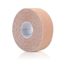 1 шт. Хлопок эластичная спортивная лента кинезиологическая лента для упражнений колено локоть терапевтическая лента для мышц водостойкая повязка