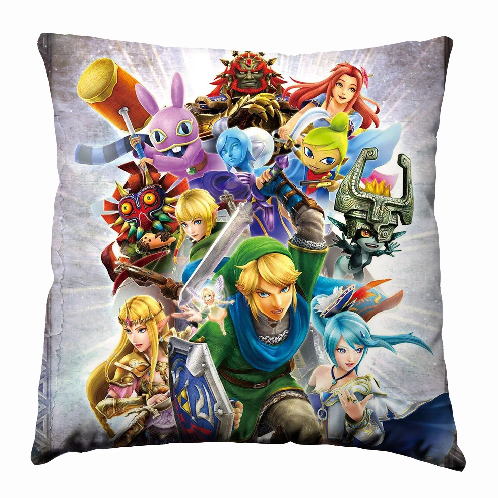 Чехол для подушки в стиле аниме манга искусственный шелк 40x40 см|legend of legends|case pillow