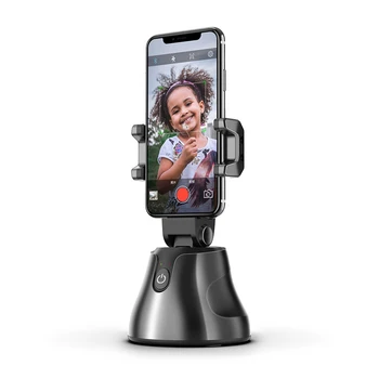 

Smartphone Selfie Shooting Gimbal 360 degree Face & Object Follow Up Auto-tracking Smart Capture Phone Holder For Vlog Tiktok