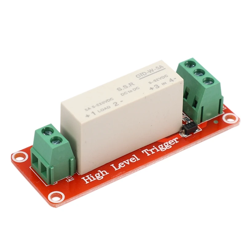 1 канал SSR твердотельный релейный модуль высокий-низкий триггер 5A 3-32V для Arduino Uno R3