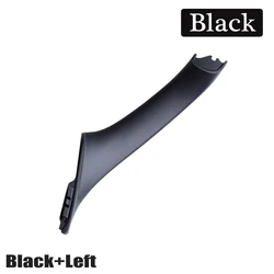 Beige and Black Car Interior Door Handle Pull Trim Cover (Black - left)