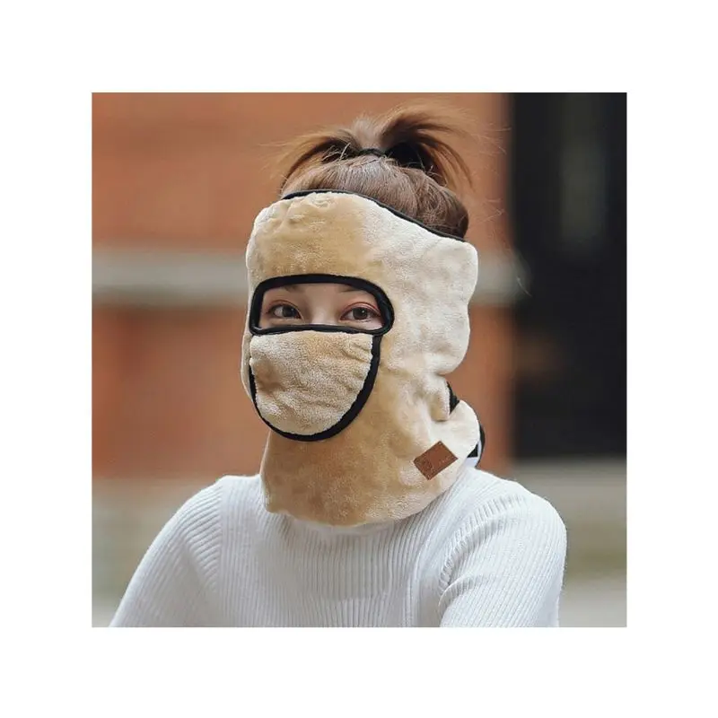 Men Women Winter Outdoor Neck Warm Face Mask Quick Dry Windproof Protection Fleece Hat Skiing Cap Cycling Sports Masks X5XC