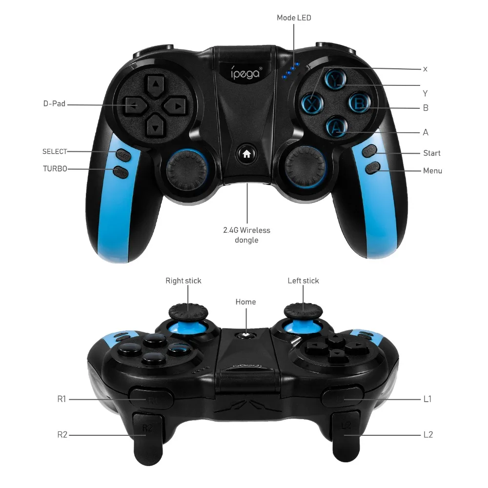 Супер игровой контроллер Bluetooth беспроводной контроллер геймпад игровой джойстик для ПК MAC игры Android tv BOX/смартфон/планшет