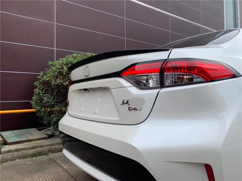 Автомобильные аксессуары для Toyota levin углеродного волокна черный глянец производительность багажник спойлер хвост крыло Highkick багажник спойлер крыла