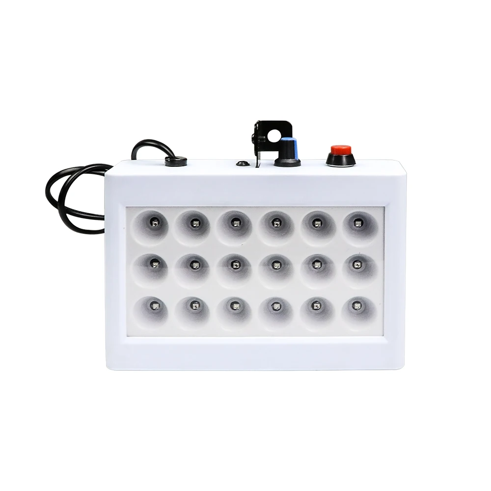 20 Вт DJ шоу стробоскоп для вечеринки AC90-240V свет для сцены RGB Авто-запуск/звук Вечерние огни/Вспышка эффект скорость регулируется - Цвет: white without remote