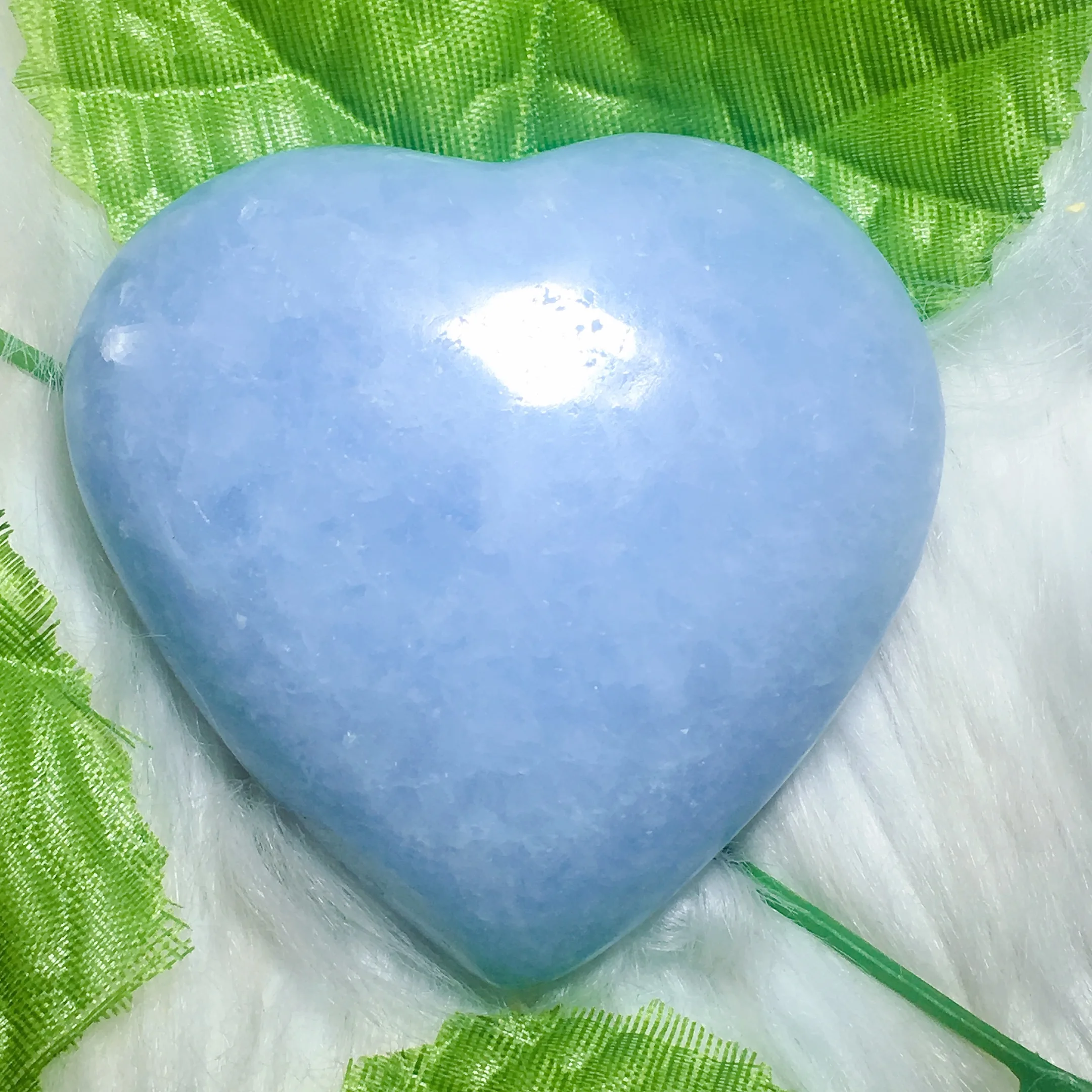 Сердца из синего кварца | Дом и сад