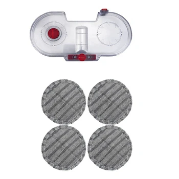 

Water Tank for Dyson Electric Mop Vacuum Cleaner V7/V8/V10/V11,Replacement Mop Head Brush with 4 Mopping Pads