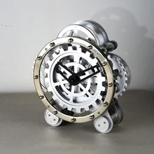 Modern Clock Living Room Desktop Creative Personality Clock Simple Desktop Desk Clock Mute Desk Clock Home Decor