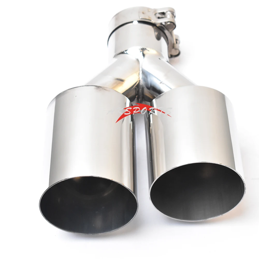 Simgle Layer Dual Exhaut Pipe exhaust muffler tip exhaust pipe muffler exhaust trim pipe