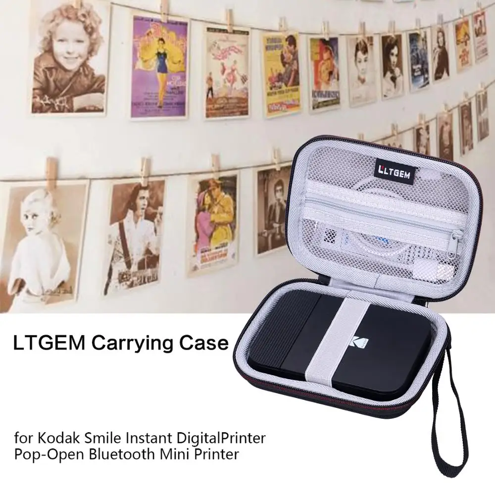 LTGEM EVA Жесткий Чехол для Kodak Smile Instant Digitalprinter Pop-open мини-принтер с Bluetooth