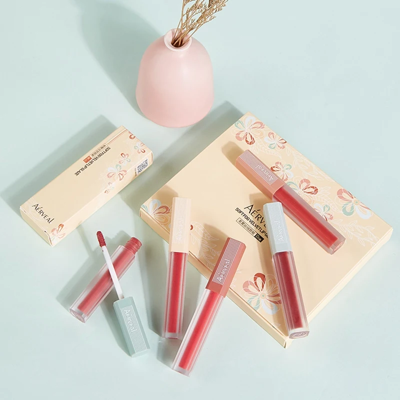 Maquillaje набор тинтов для губ увлажняющий набор блесков для губ антипригарная чашка жидкий набор из помад Матовый для макияжа губ набор