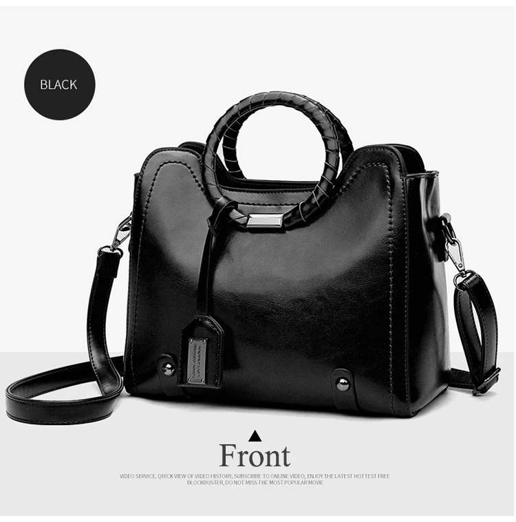 LWomen Bolsos de diseñador de piel sintética con cera de aceite para mujer,  bandoleras de alta calidad, marca de moda, 2022|Bolsos de hombro| -  AliExpress