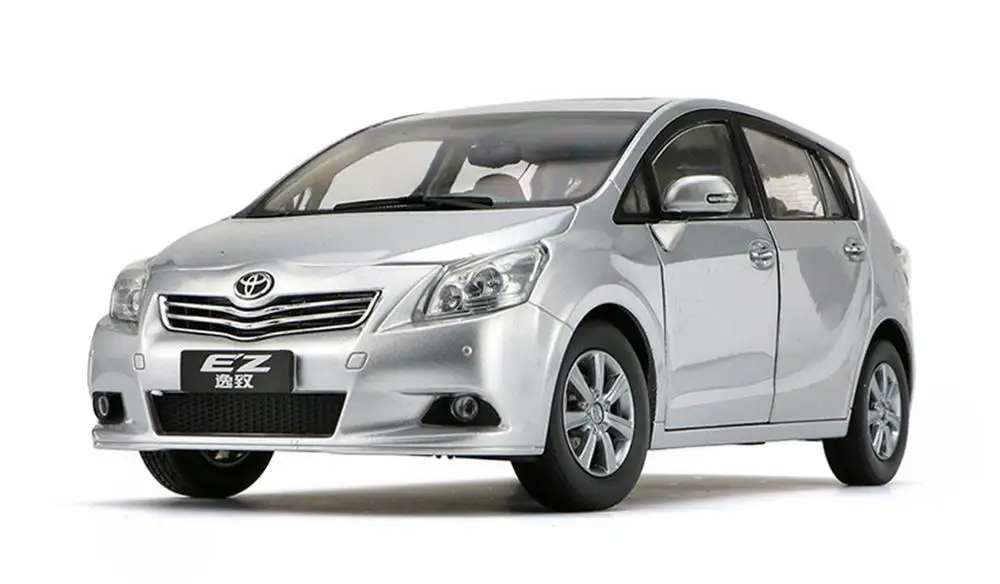 1/18 Scale TOYOTA EZ VERSO Silver Diecast Car Model Toy Collection Gift | Игрушки и хобби