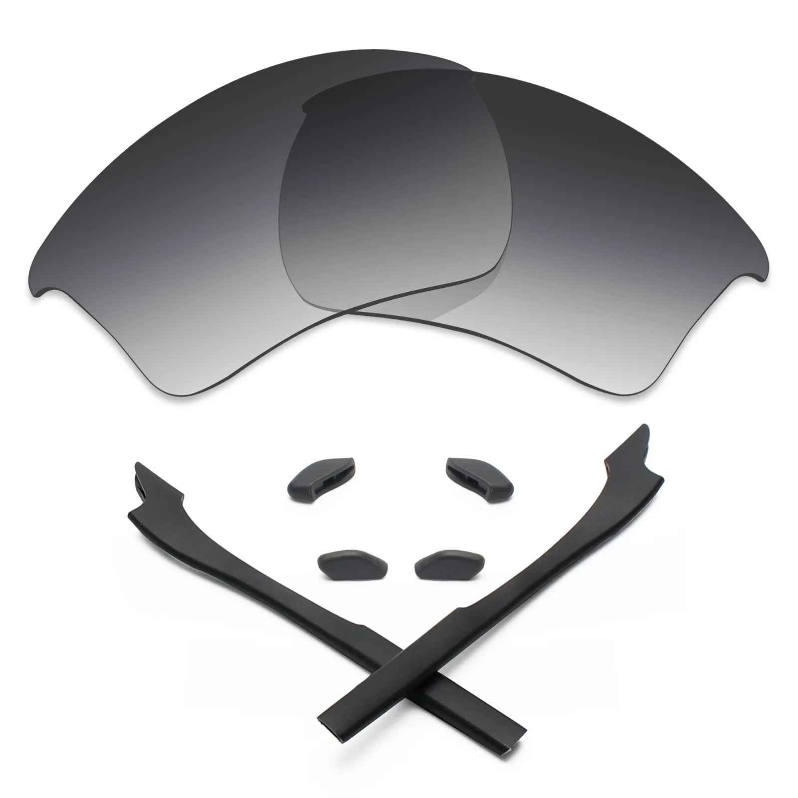 Grey Gradient Tint Поляризованные Сменные линзы Mryok для солнцезащитных очков оакли половина куртки 2,0 XL(только линзы)-несколько вариантов - Цвет линз: Grey Gradient Tint