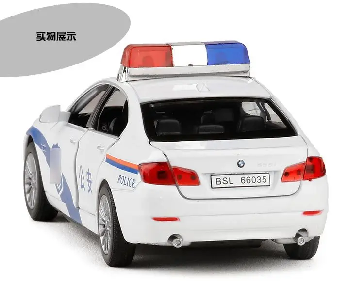 Bao si Lun 535 сплав полицейский автомобиль звук и свет ВОИН модель автомобиля детская игрушка 6 может открыть 66035 не упаковка