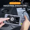 Teslong 1080P  5" IPS Screen 5mm Dual Lens Endoscope Inspection Camera Waterproof Borescope 5m 7 Leds Built-in Microphone 32GB 4
