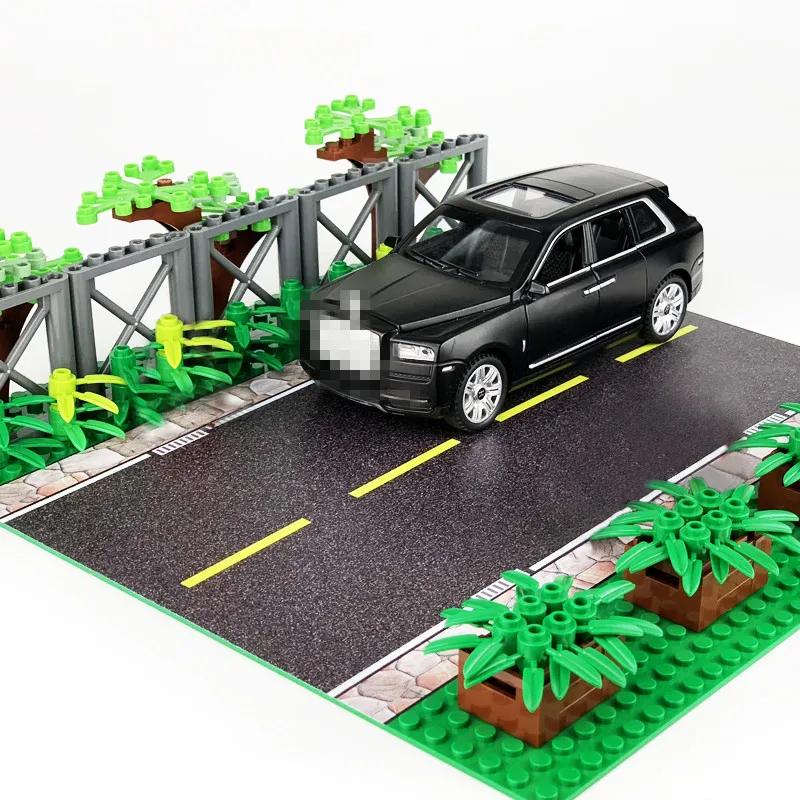 City Street View Legoingly BasePlate 3232 Road Parking Lot Base Plate Road Plate Building Blocks Bricks DIY Toys For Children (2)