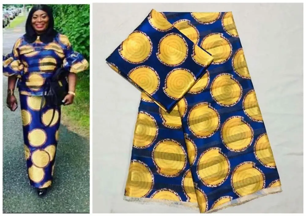 Модальная органза атласная шелковая ткань Африканская мягкая восковая ткань с принтом 2 ярда шифон 4 ярда audel modell ИМИТИРОВАННАЯ Анкара ткань 90729