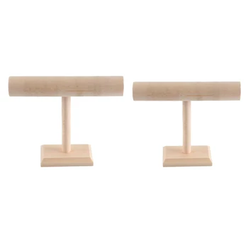 

1pc New Bracelet Jewelry Display Stand Holder Home Organization Wooden