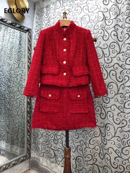 

High Quality Brand New Runway Sweaters 2020 Autumn Winter Knit Wear Women Ruffle Lace Patchwork Long Sleeve Vintage Tops Female