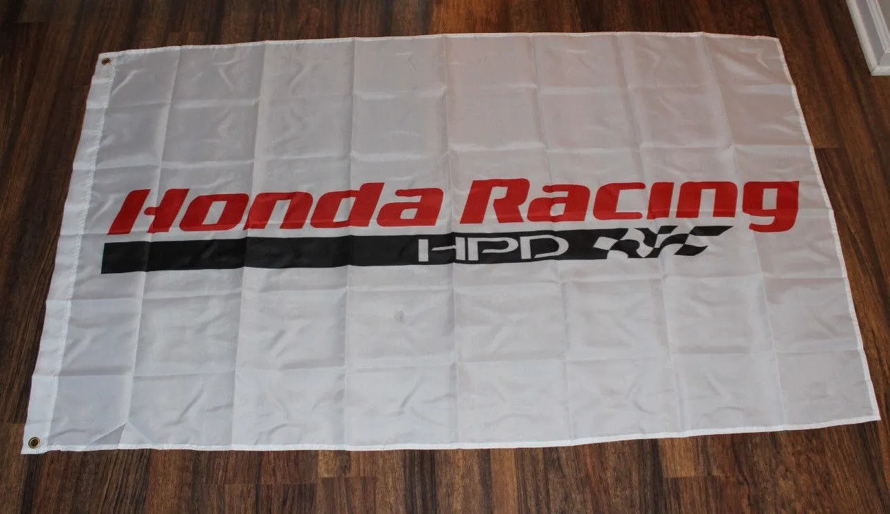 3ft x 5ft 3 x5ft Honda гоночный HPD Гоночный флаг печати баннер, флаг из полиэстера Размеры 150*90 см