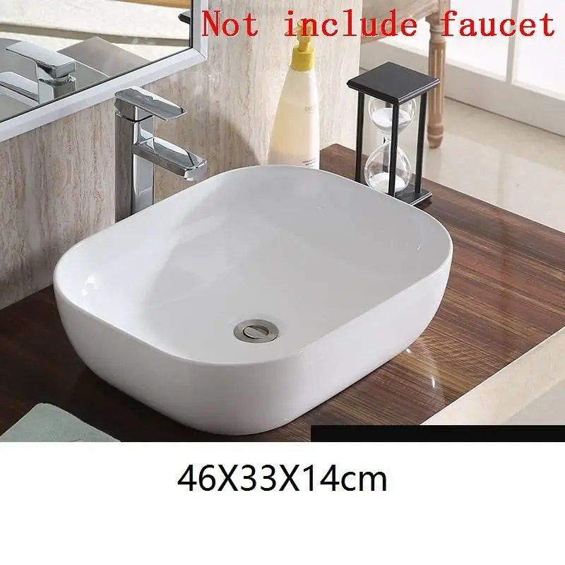 Version L Umywalka Sobre Encimera Lavandino тщеславие Куба Wastafel De Black Lavabo Bagno Para Pia Banheiro Ванная раковина умывальник - Цвет: Version L