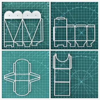 

Eastshape Box Metal Cutting Dies New Christmas Gift Bag Scrapbooking for Cards Making Album Decorative Embossing DIY Crafts