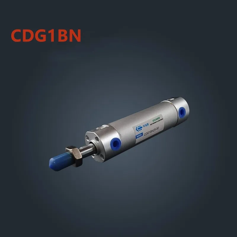 

Standard type pneumatic mini round cylinder 20mm bore 25 to 200mm stroke CG1BN Rubber bumper / CG1BA air cushion air cylinder