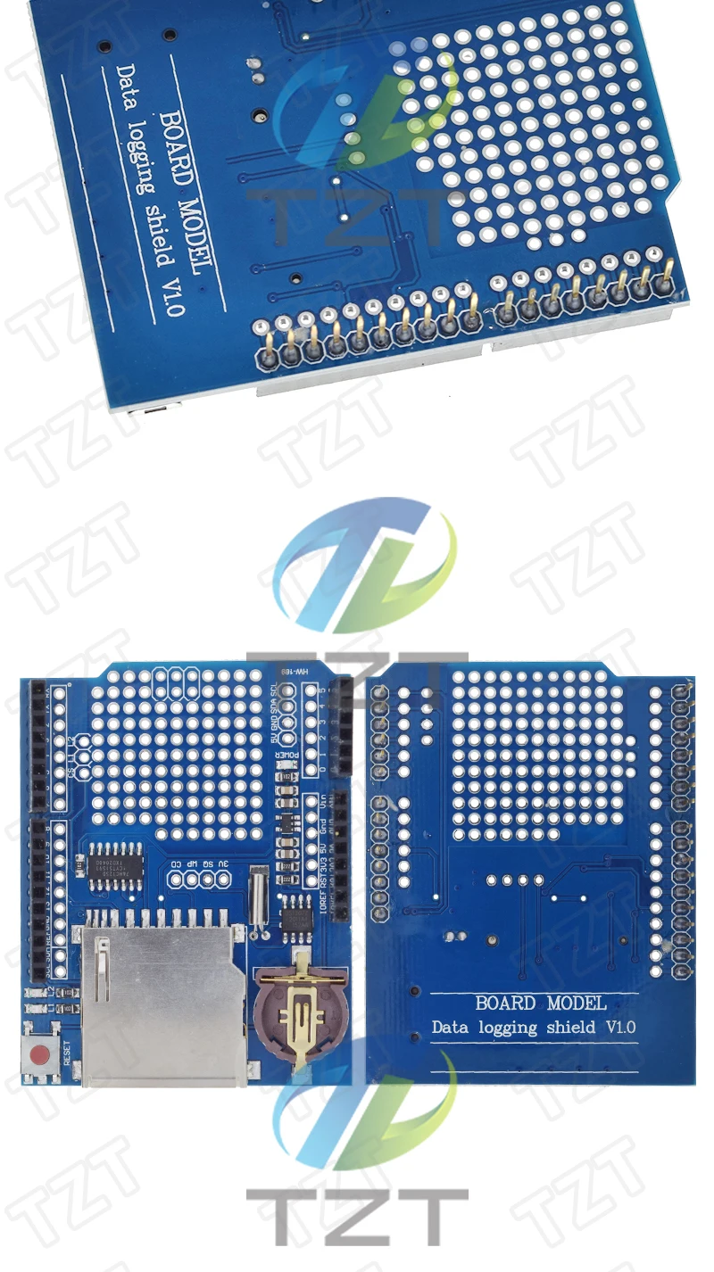 TZT 1/3PCS Datenlogger-Modul Logging Recorder Shield V1.0 für Arduino UNO SD-Karte – Detail 5