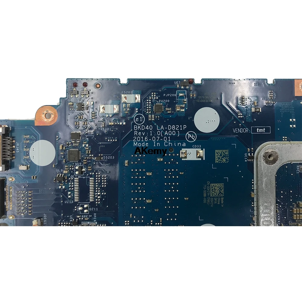 LA-D821P 07T87H 0V736W 05 ОПСС для Dell INSPIRON 7460 7560 материнская плата BKD40 LA-D821P REV: 1,0(A00) i5-7200U тестирования работы