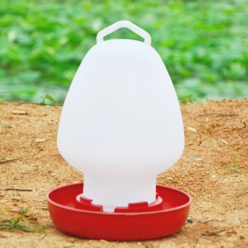 

3L Bird Water Feeder Dome Poultry Feeding Water Dispenser Drinker PE Waterer Animal Drinking Bowl