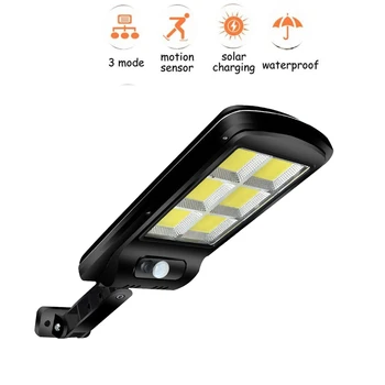 

Led Garden Solar Lamp Motion Sensor Wall Light 3 Mode 120 LED Separable Solar Power Light Super Bright Security Waterproof Light