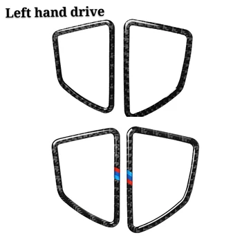 

Instrument Panel Air Conditioner Outlet Cover Frame Decoration Sticker Carbon Fiber Interior Car Styling for BMW X5/6E70 E71 5g