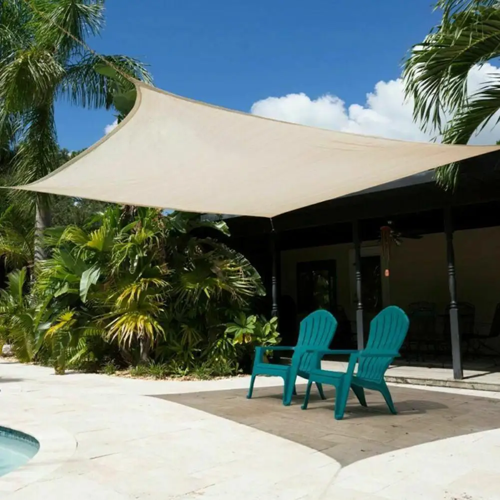 360×290cm Sun Shade Sail Outdoor Garden Waterproof Awning Canopy Patio ...