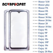 Écran tactile LCD avec lentille, pour Huawei Honor X10 Play 4T Pro 9X 8X 8C 30 10 Lite 20i, 10 pièces=